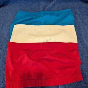 Lot of 4 Tube Tops - various colors